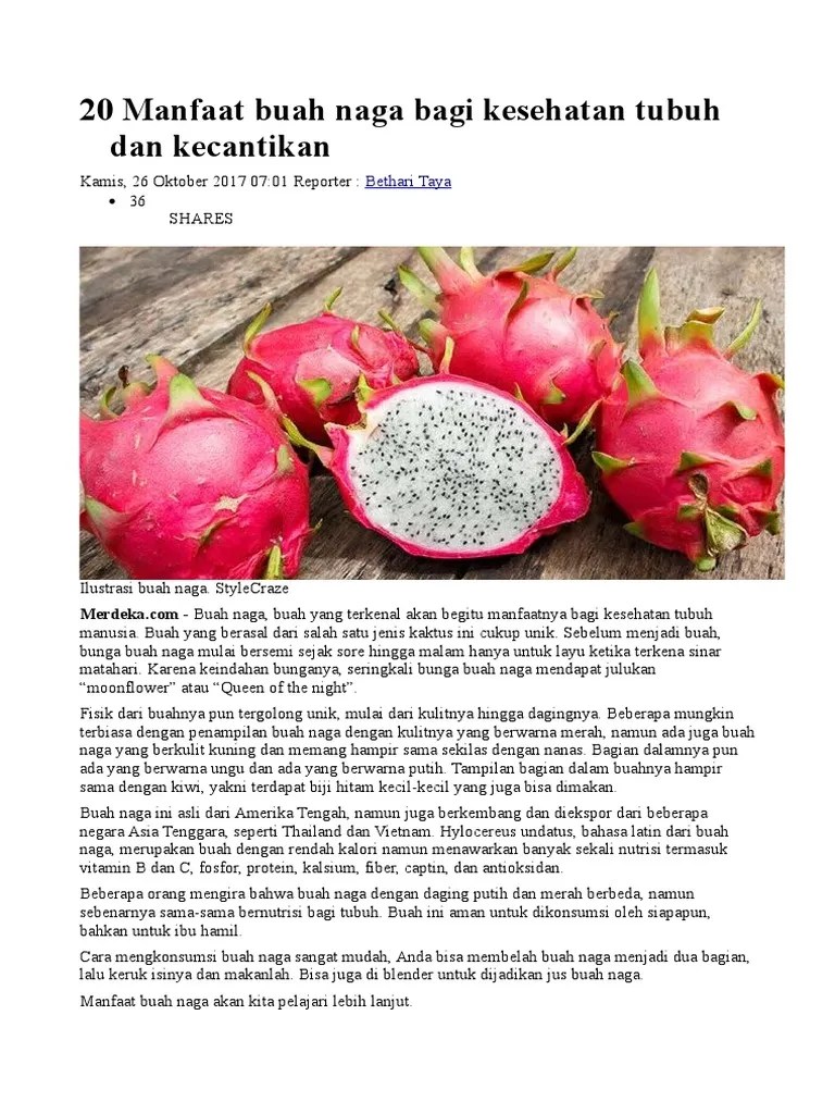 Khasiat Buah Naga Ungu Untuk Kecantikan Blog Informasi Kesehatan Terlengkap