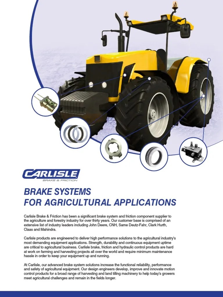 Carlisle Tractor SM Products Flyer4.1.16ART Brake Friction