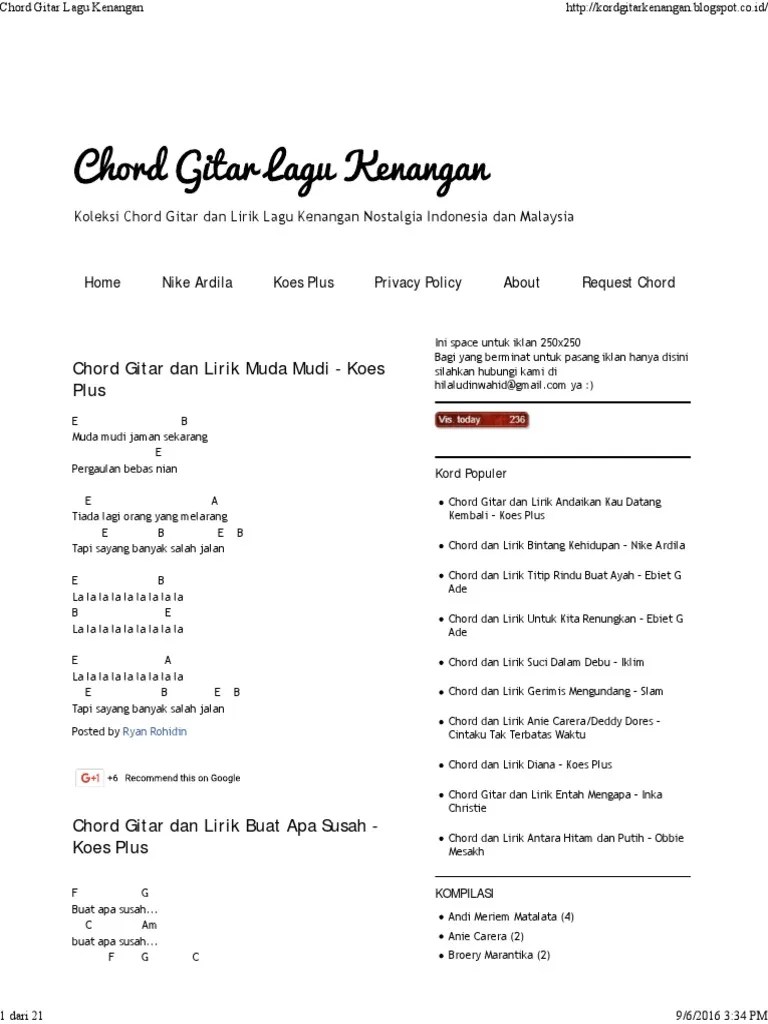 Kunci Gitar Anggur Merah 1