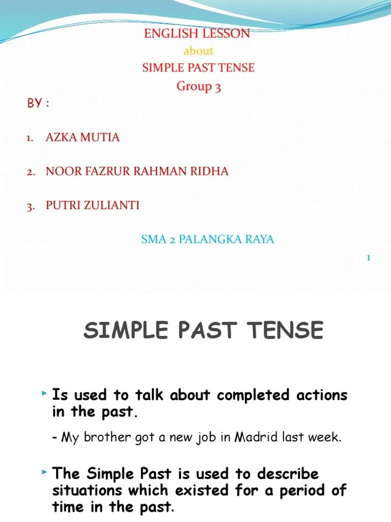 Nda TW Kelompok Berapa 3 PDF Verb Language Arts & Discipline