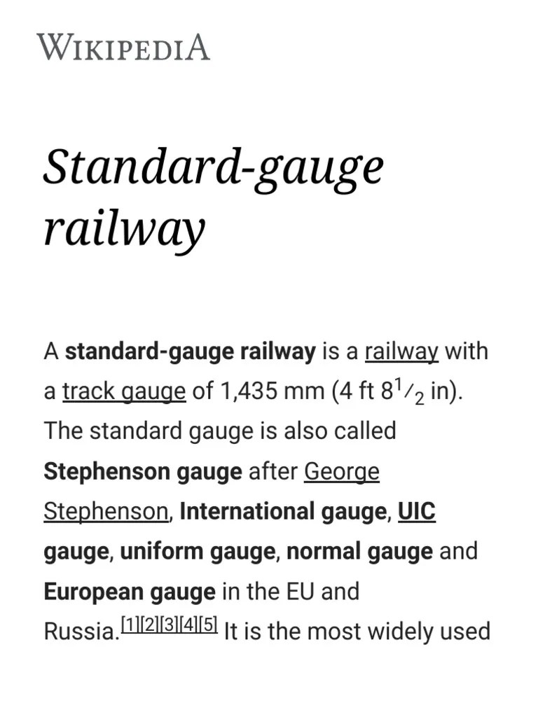 Standard Gauge Railway PDF Transport Infrastructure