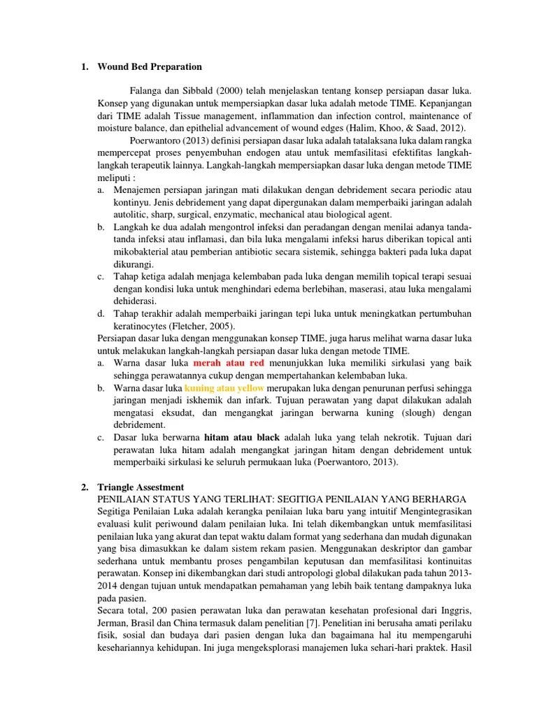 Wound Bed Preparation PDF