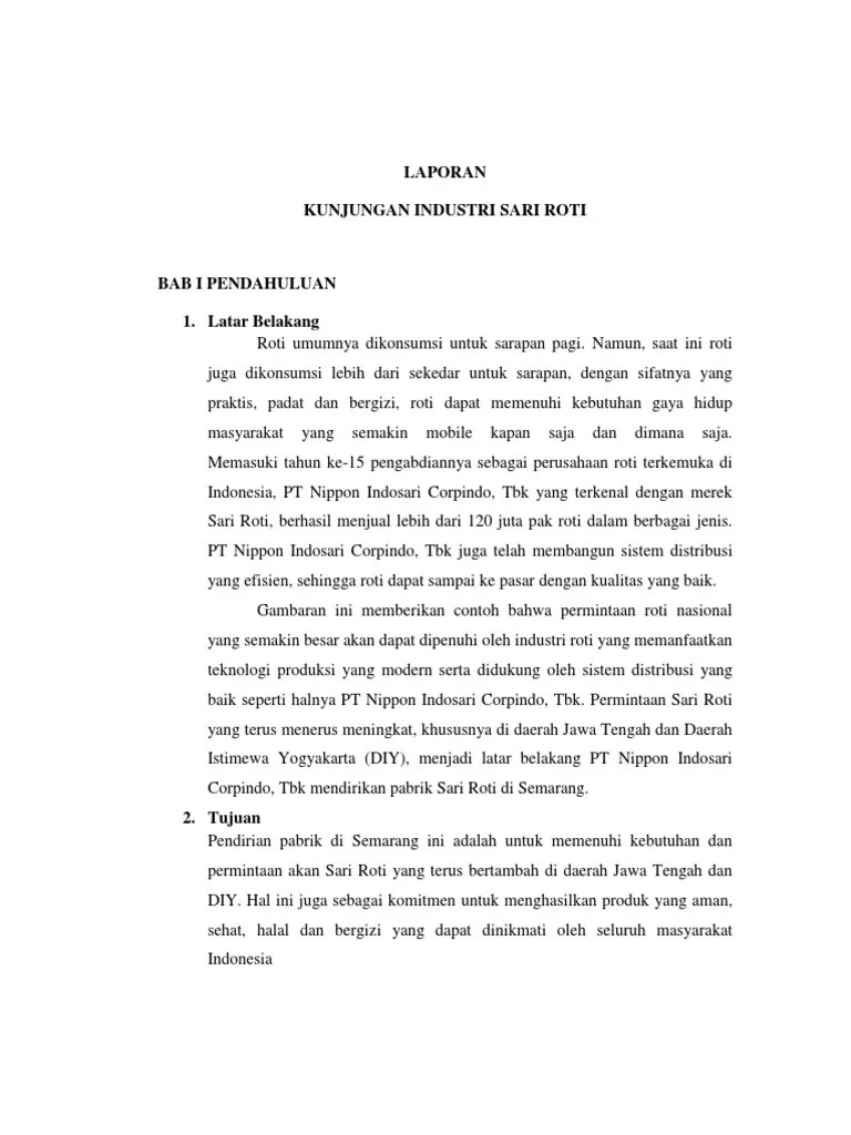 Laporan Kunjungan Industri