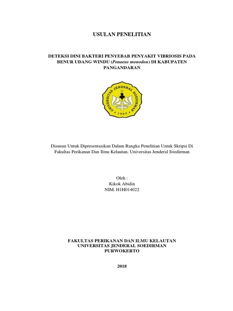 Contoh Proposal Penelitian | Pdf