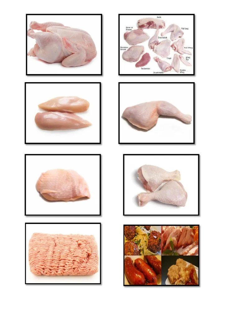 Market Forms of Poultry