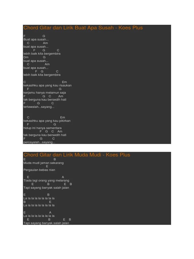 Haruskah Ku Jadi Orang Berbeda Hanya Untuk Membuat Dirimu Bahagia Chord Tips Membedakan