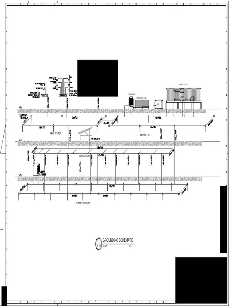 Grounding Schematic: Ground Grid | PDF | Electrical Engineering