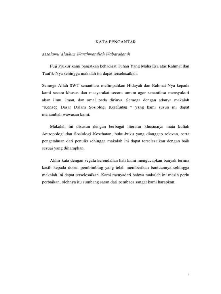 20 Contoh Makalah Sosiologi Kesehatan