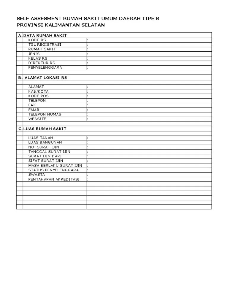 Sarana Prasarana Alkes RS TIPE B | PDF