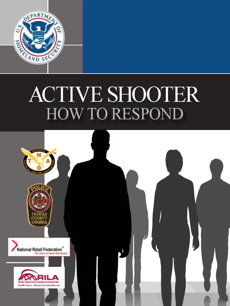 Active Shooter Response Guidelines Pdf Emergency Violence