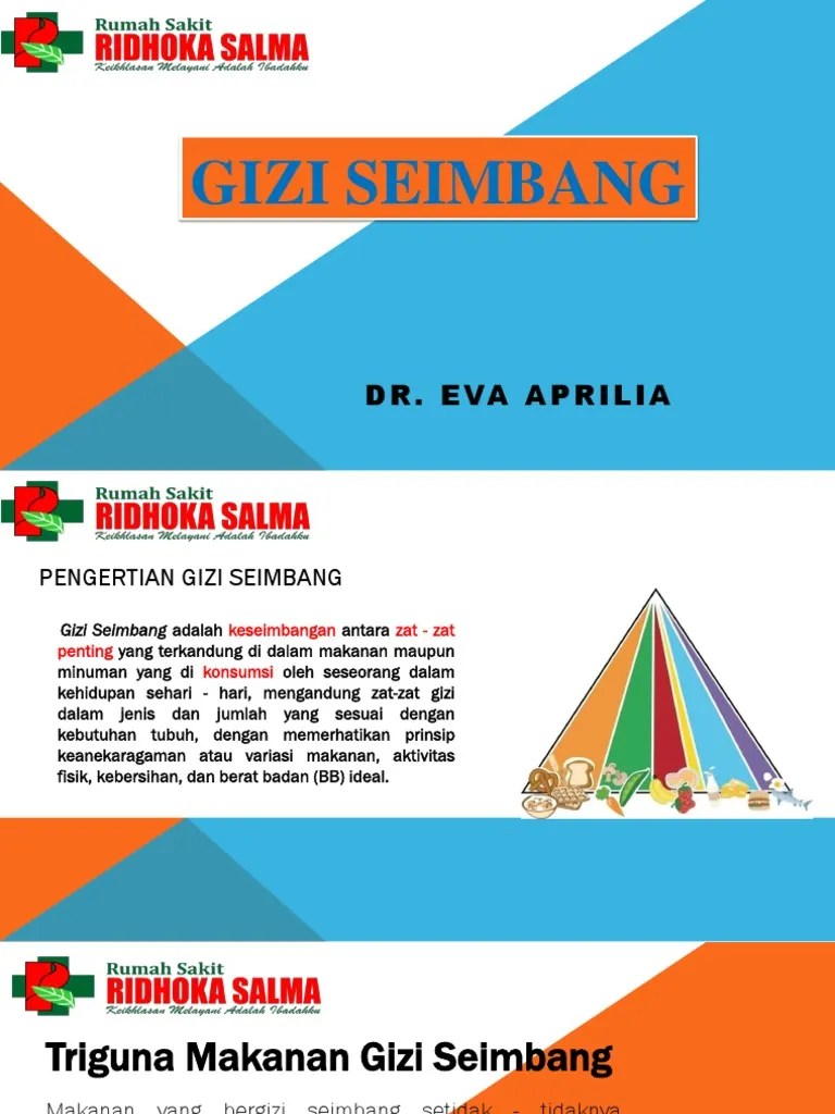 Materi Penyuluhan Gizi Seimbang