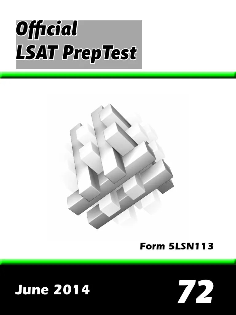 LSAT 72.pdf Law School Admission Test Copyright Law