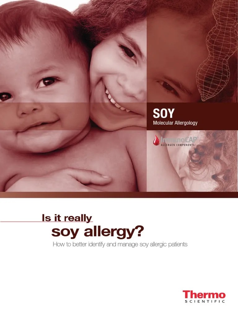 Soy Allergy PDF Allergy Soybean