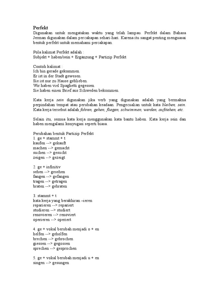 Partizip Perfekt Dari Reparieren