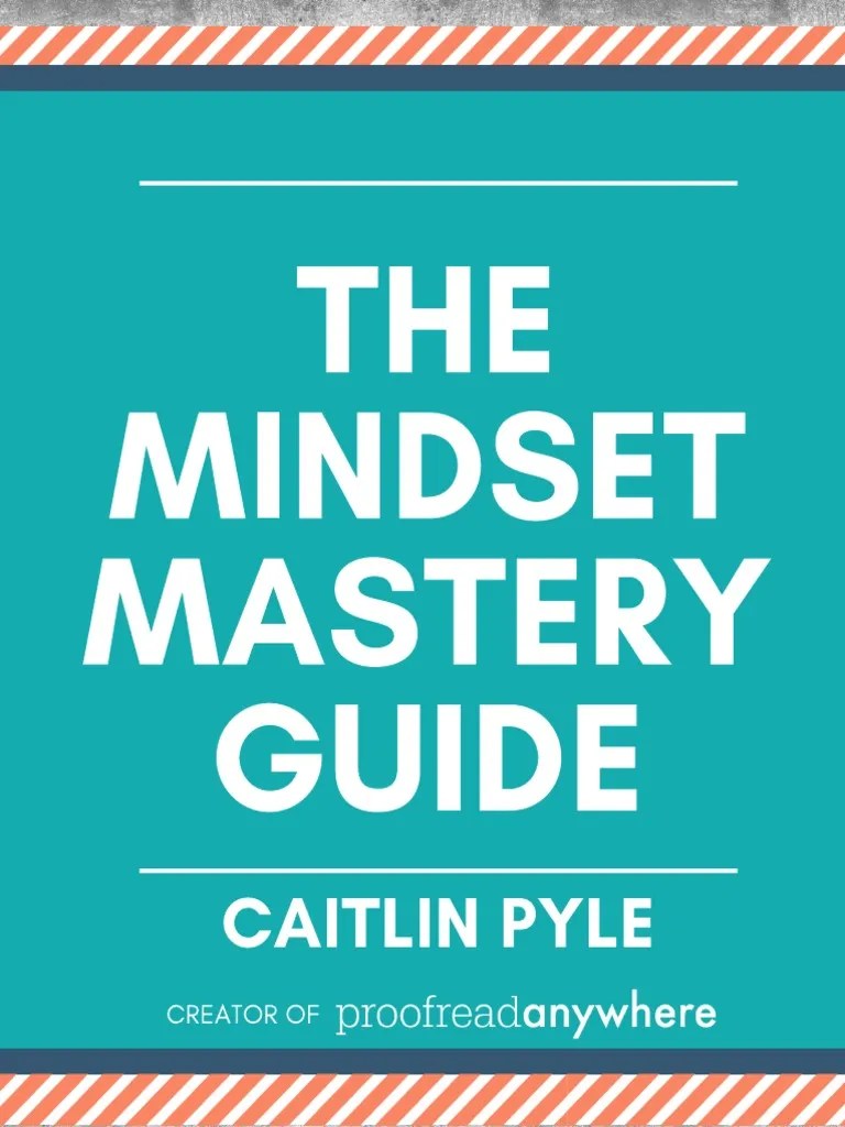 2nd Edition Mindset Mastery Guide Proofreading Optimism