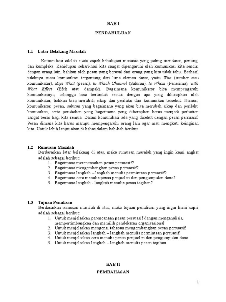 Kombis Merencanakan Pesan Persuasif | PDF