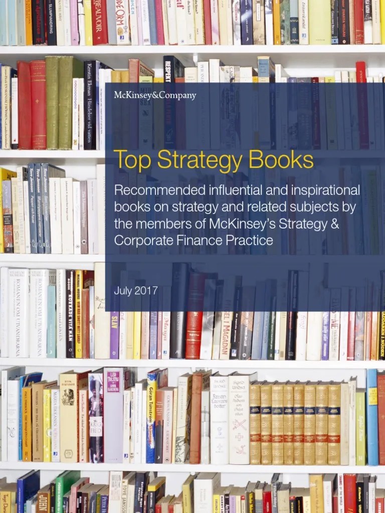 Top Strategy Books PDF Strategic Management Business
