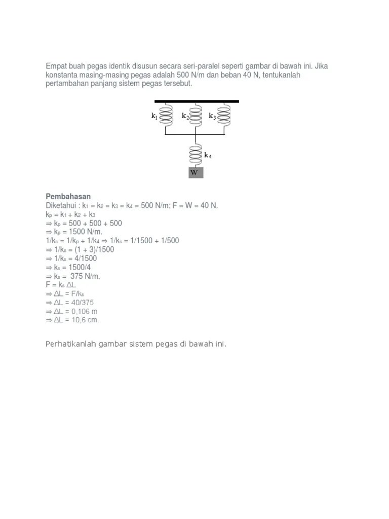 Contoh Soal Pegas USBN Jisc | PDF