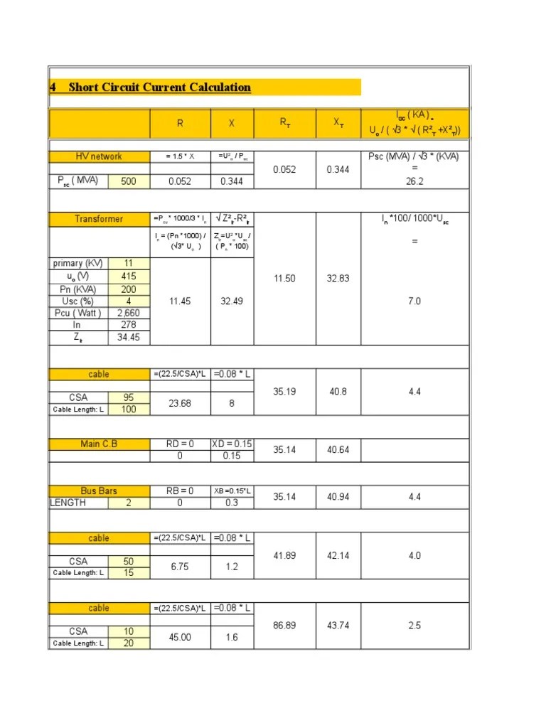 Cable Voltage Drop Calculation PDF Electric Power