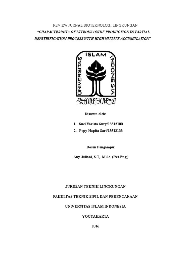 Review Jurnal Bioteknologi Lingkungan CH PDF