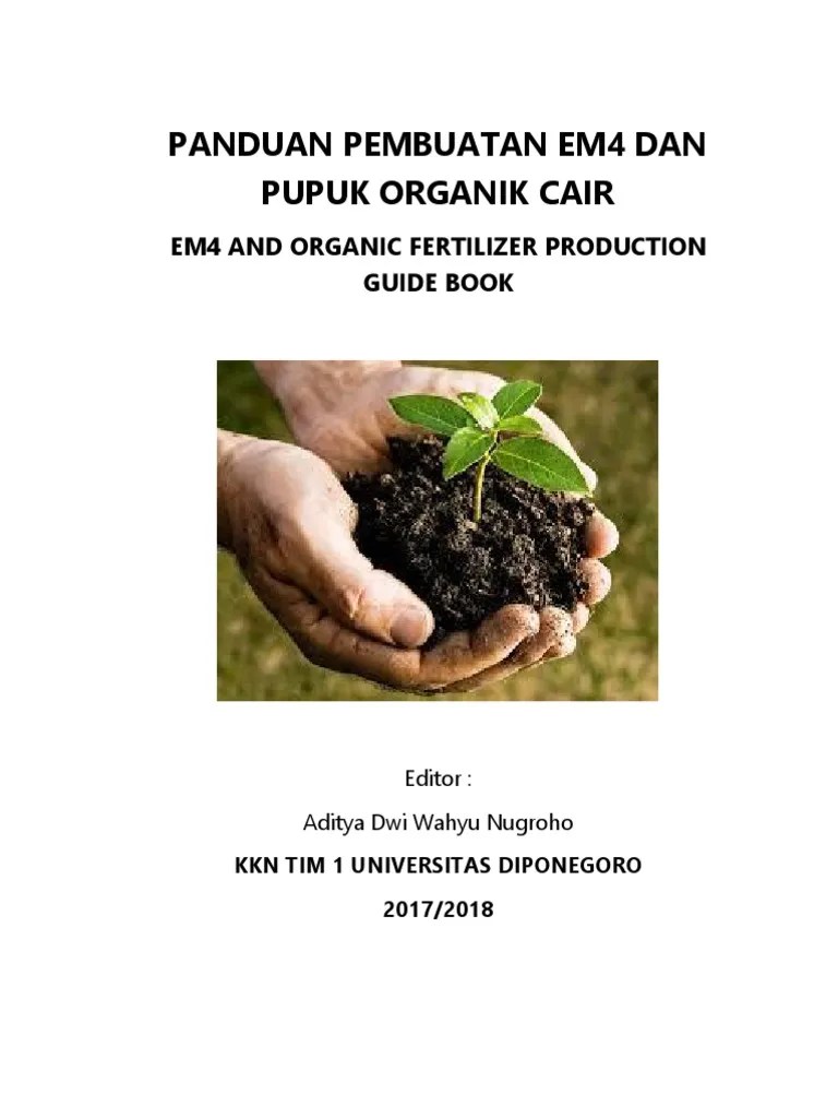 Laporan Pembuatan Pupuk Organik Cair Dengan Em4 Seputar Laporan