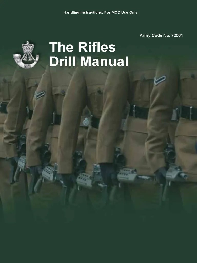 RIFLES Drill Manual 2017 Battalion Military