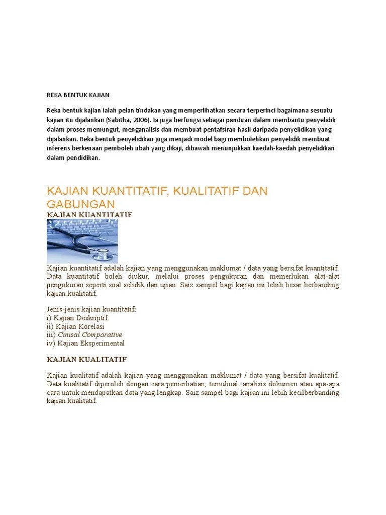Jenis Reka Bentuk Kajian Kualitatif 15 Kajian Tindakan I Pdf Document Tujuan Dilakukan Penelitian Studi Kasus Yaitu Untuk Meneliti Fenomena Yang Terjadi Dalam Masyarakat Mengenai Keadaan Latar Belakang Serta Interaksi