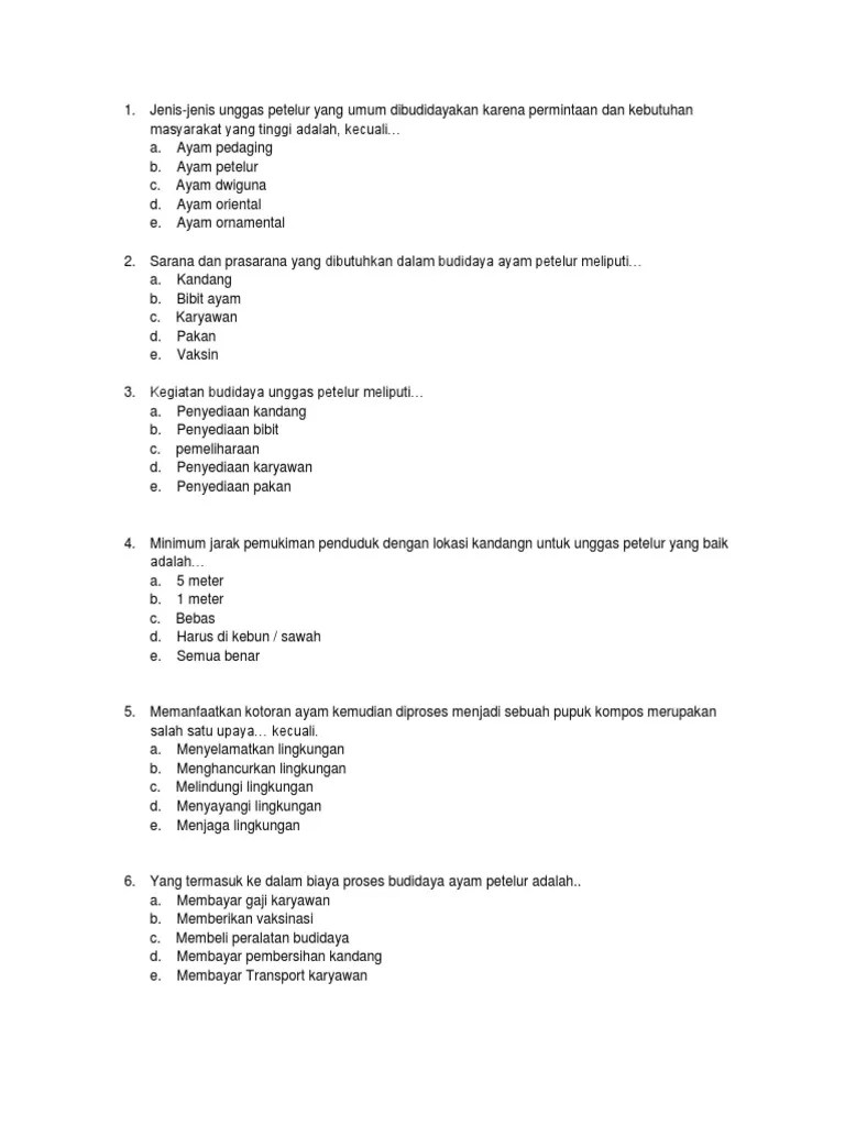 Soal Pkwu Xii-2 | PDF