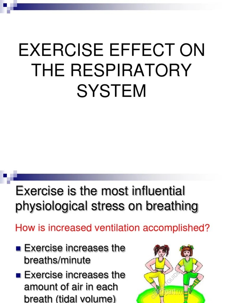 EXERCISE EFFECT ON THE RESPIRATORY SYSTEM (4).ppt Breathing