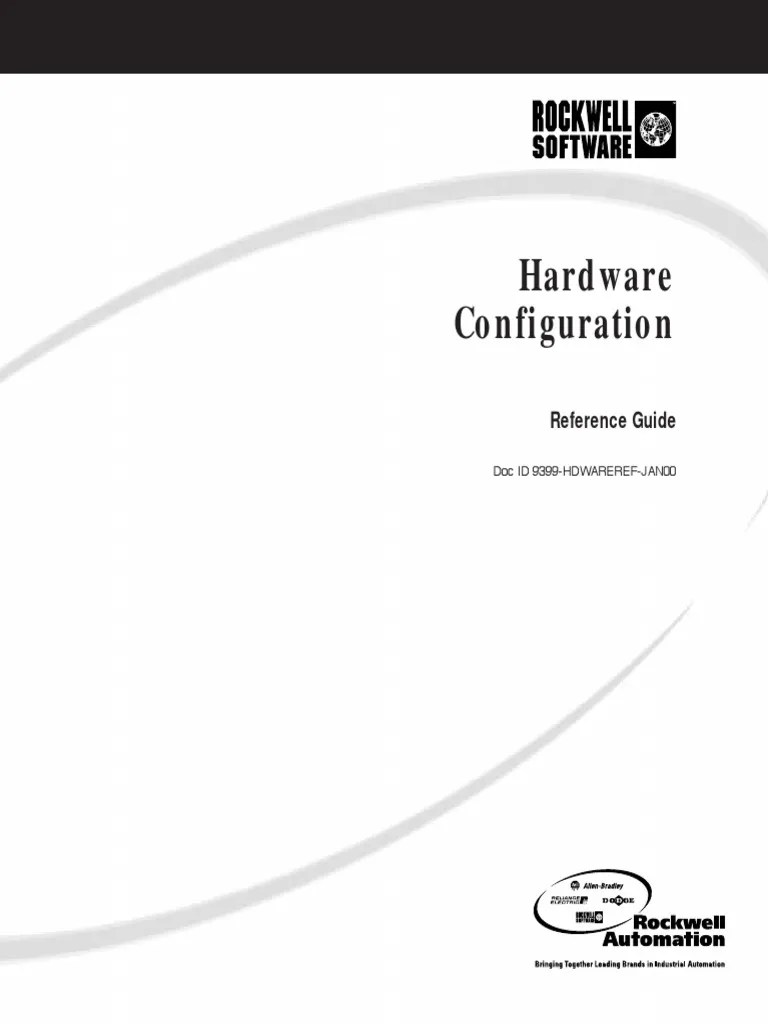 Hardware Configuration Reference Guide PDF Computer Data Media