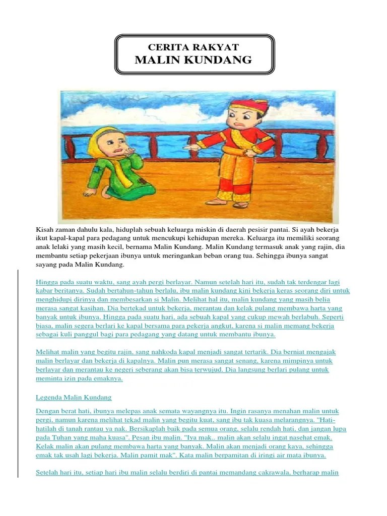 Gambar Ilustrasi Maling Kundang | Hilustrasi