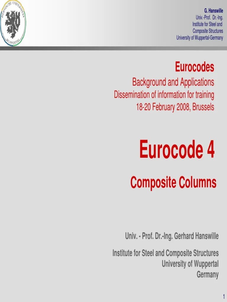 Eurocode 4 Composite Columns Slides.pdf