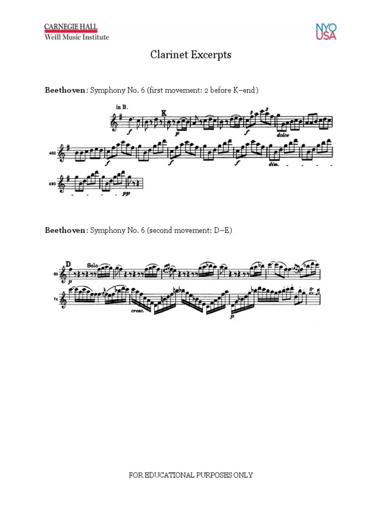 Carnegie Hall Excerpts PDF PDF