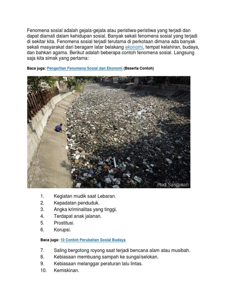 Fenomena Sosial Adalah Gejala | PDF