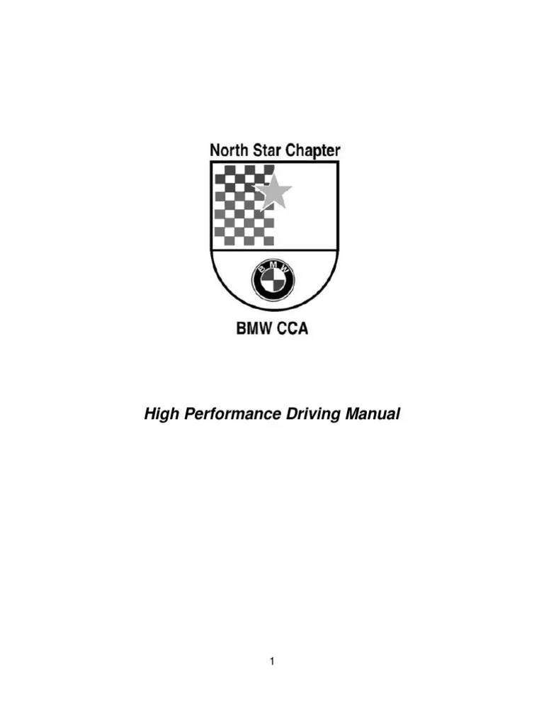 High Performance Driving Manual PDF Tire Manual Transmission