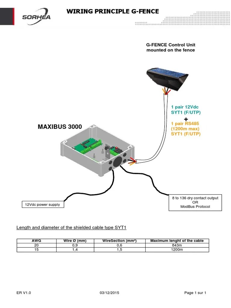 G-Fence 3000 Wiring Principle | PDF