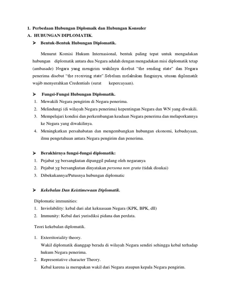 Hukum Diplomatik Fixx | PDF