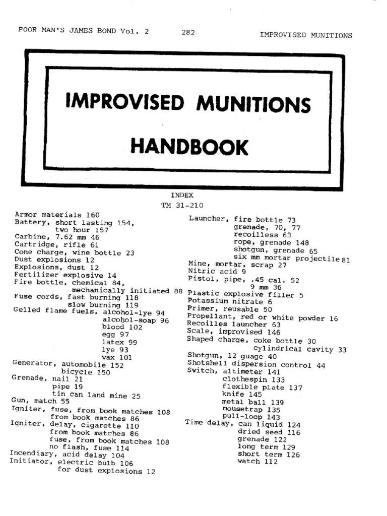 Improvised Weaponry Improvised Munitions Handbook (TM 31210).pdf