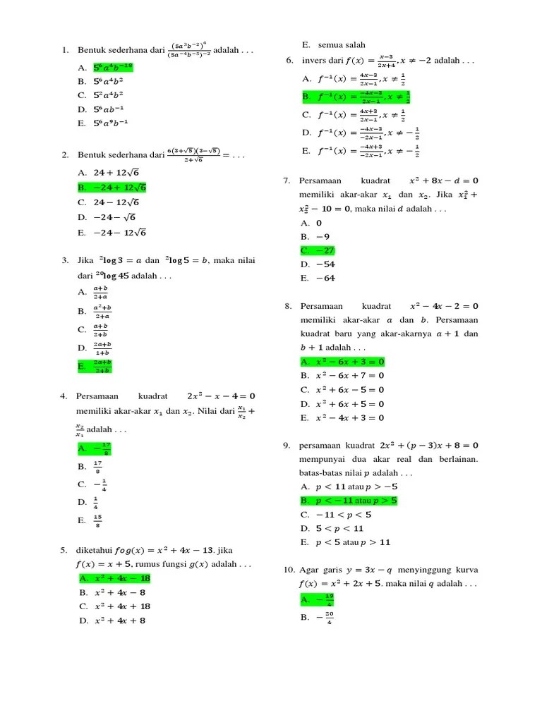 Bentuk Sederhana Dari 5 Akar 2 - Seputar Bentuk