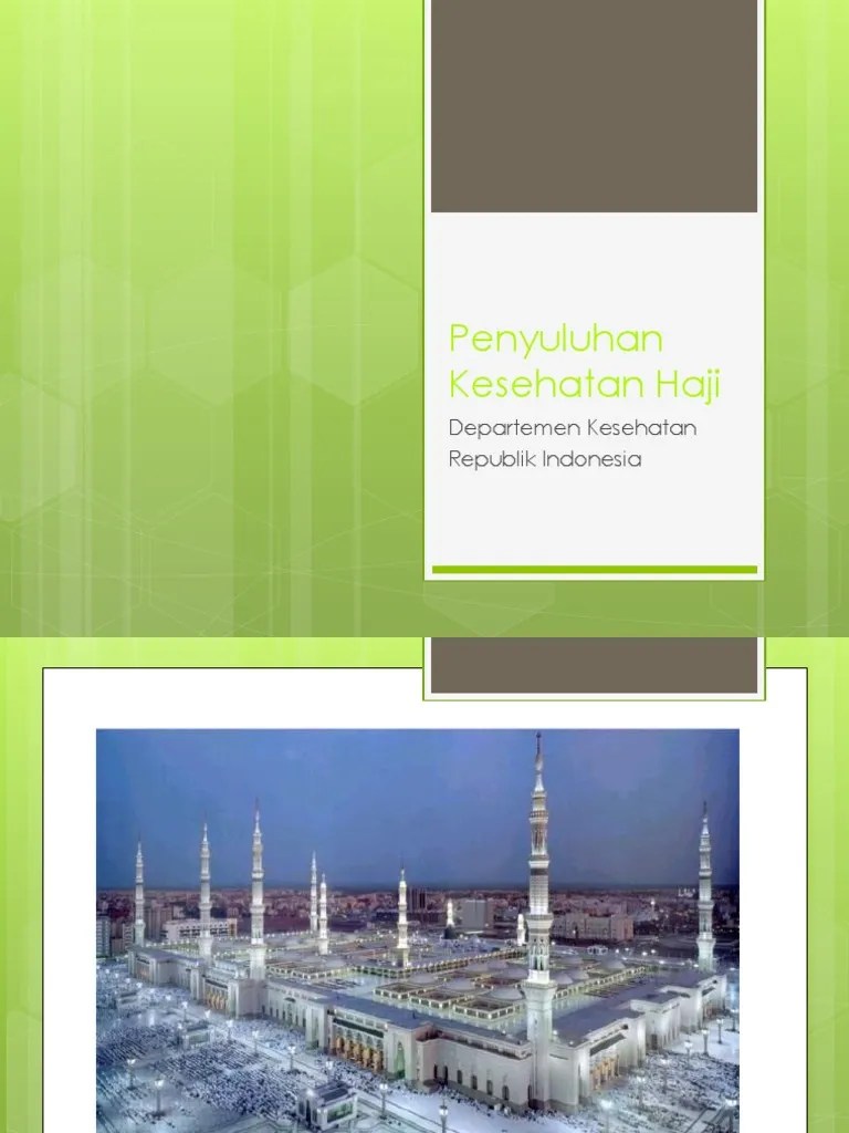 PPT Penyuluhan Kesehatan Haji