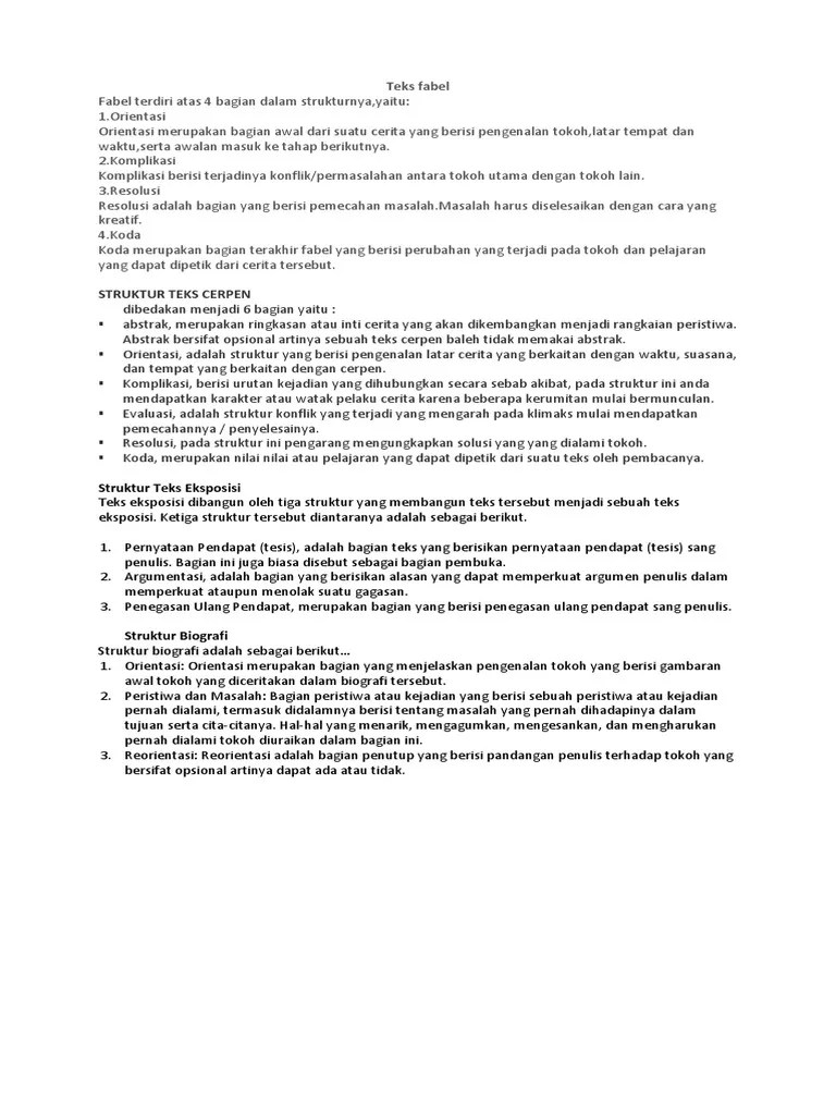 Bagian Teks Eksposisi Yang Merupakan Bagian Penutup Disebut Berbagi