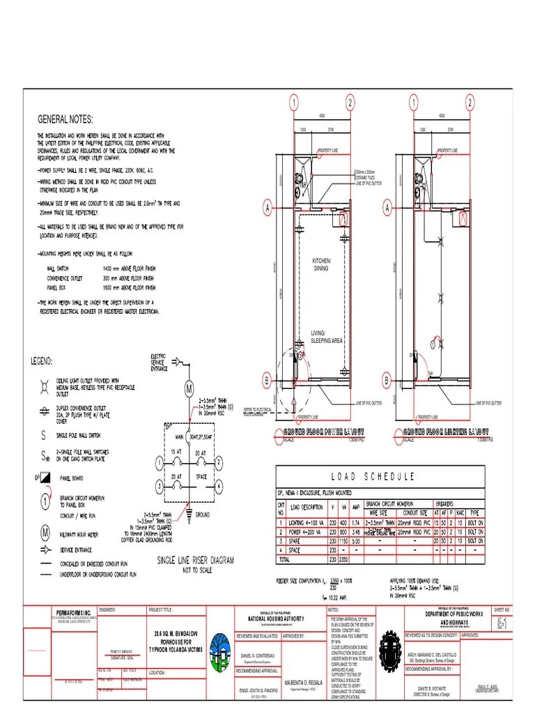 Electrical Plan Philippines Technology