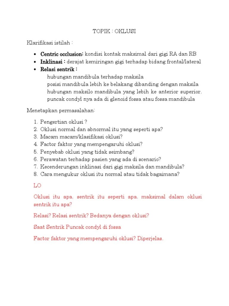 Skenario 2 Blok 11 KG | PDF