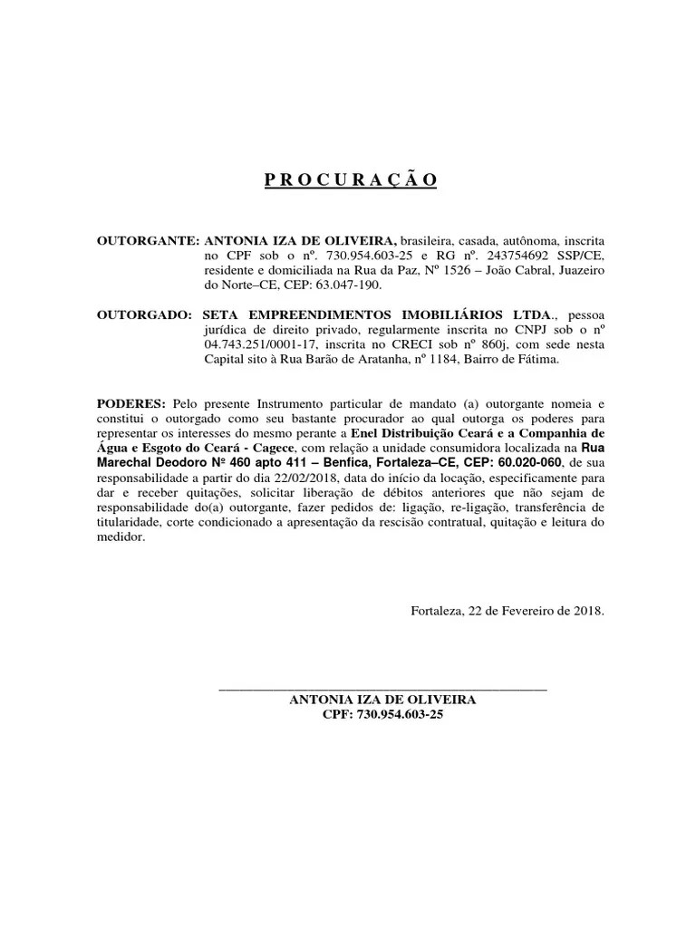 Topo 55 imagem modelo de procuração pessoa juridica br.thptnganamst