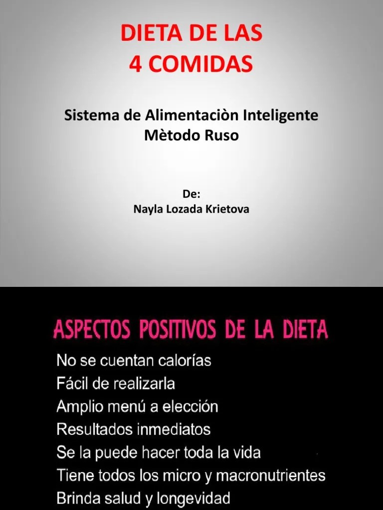 Dieta Perfecta Nayla Dieta de Las 4 Comidas PDF ensalada Cilantro