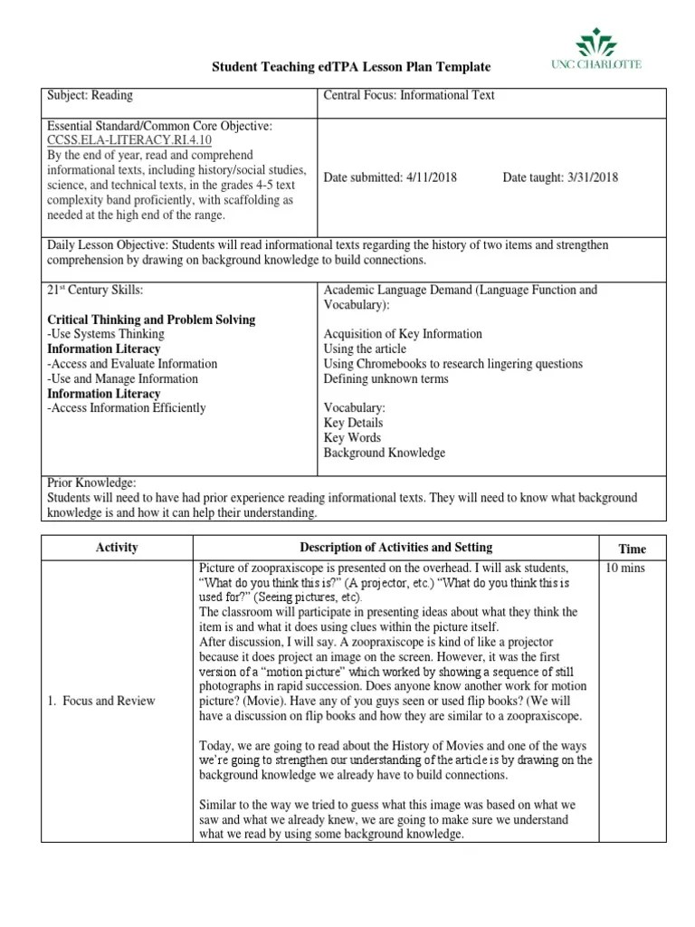 Reading Direct Instruction Lesson Plan Imb PDF Reading