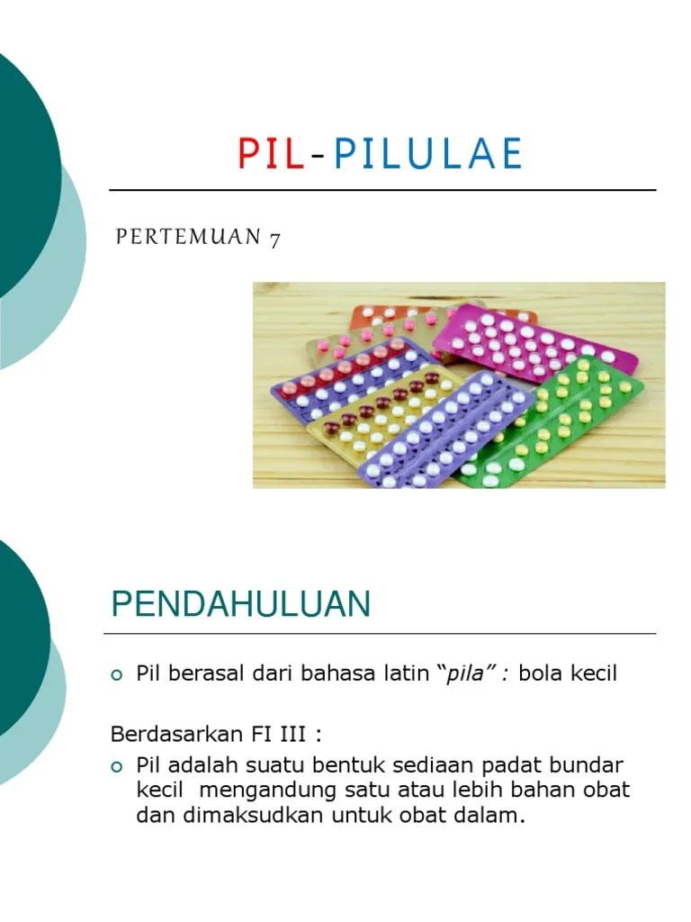 Pilulae: Pertemuan 7 | PDF