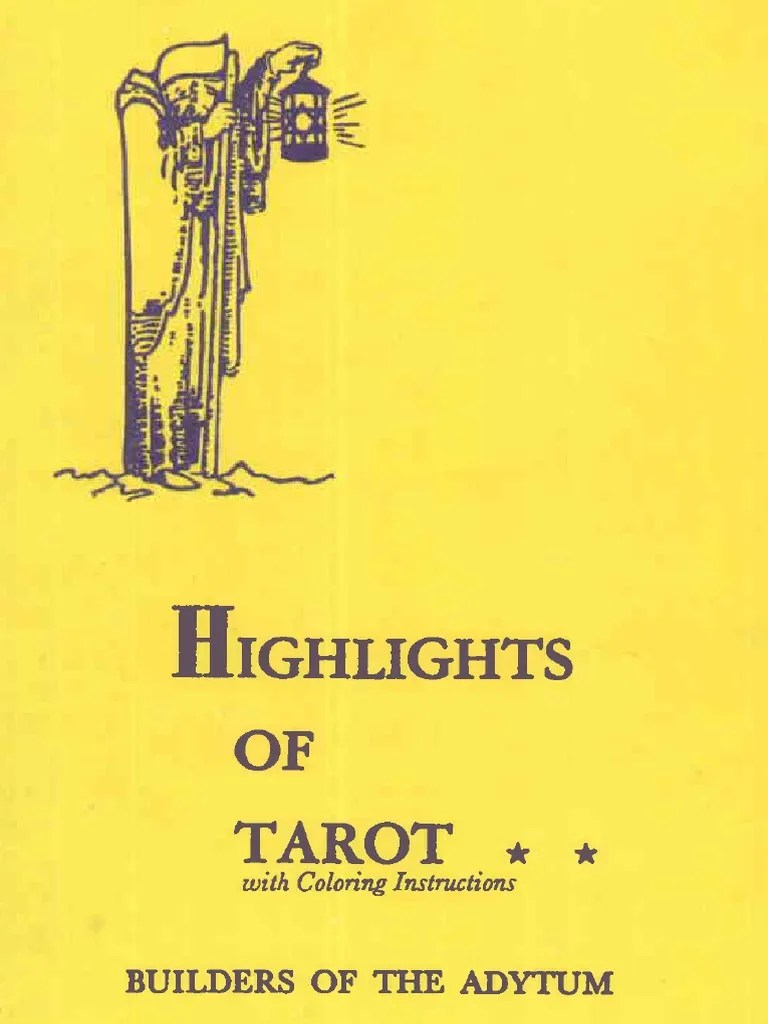 Case Paul Foster Highlights of Tarot PDF Hermetic Qabalah Science