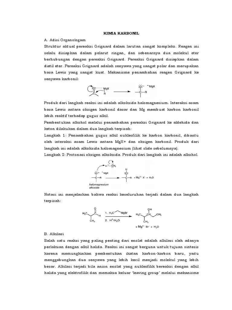Kimia Karbonil | PDF