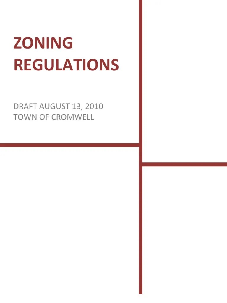 Cromwell ZR 81320101 PDF Zoning Basement